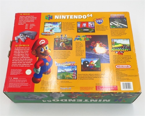 Nintendo 64 Mario Pak - Original Kasse - Konsol - SNR NUP15297761 (B Grade) (Genbrug)